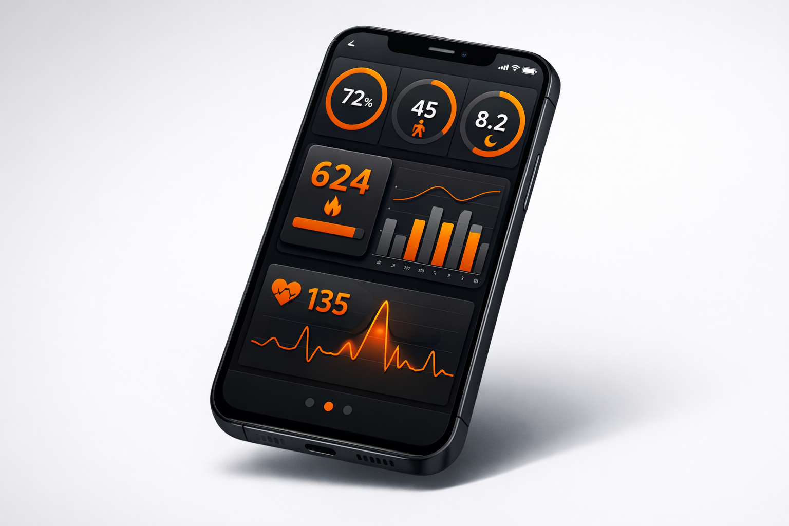 FitTakip Pro mobil uygulaması fitness takip ekranı