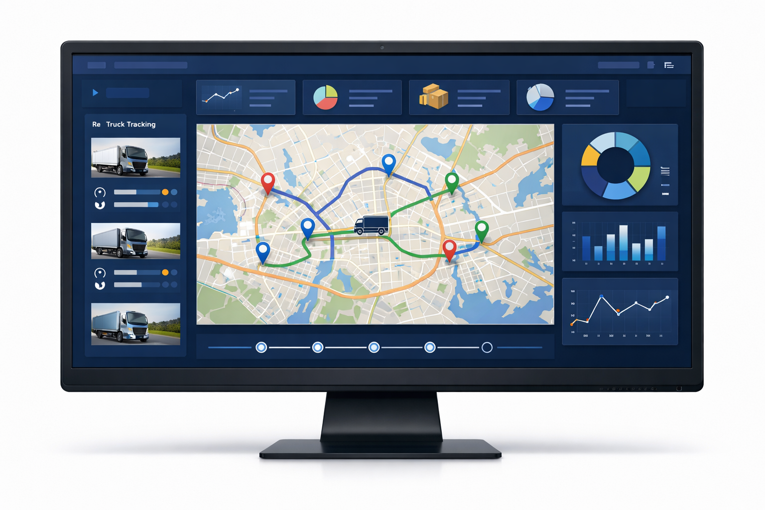 LojistikNet filo yönetim sistemi kontrol paneli